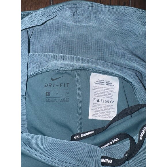 Women's Nike Speed 7/8 Running Leggings Athletic Pants Workout Blue - Small - Picture 5 of 5